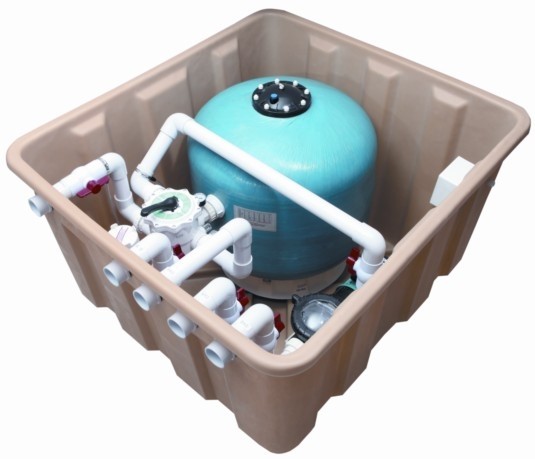 地埋式一体化循环过滤系统 地埋式一体化循环过滤系统